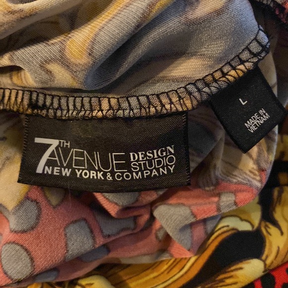 Womens NY&C turtleneck style blouse with long sleeves - Picture 8 of 8